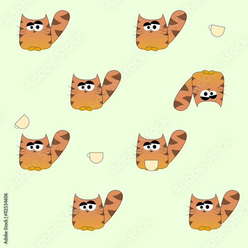 Cat pattern photo