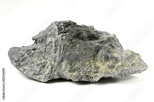 graphite from Bavarian Forest/ Germany isolated on white background © Björn Wylezich