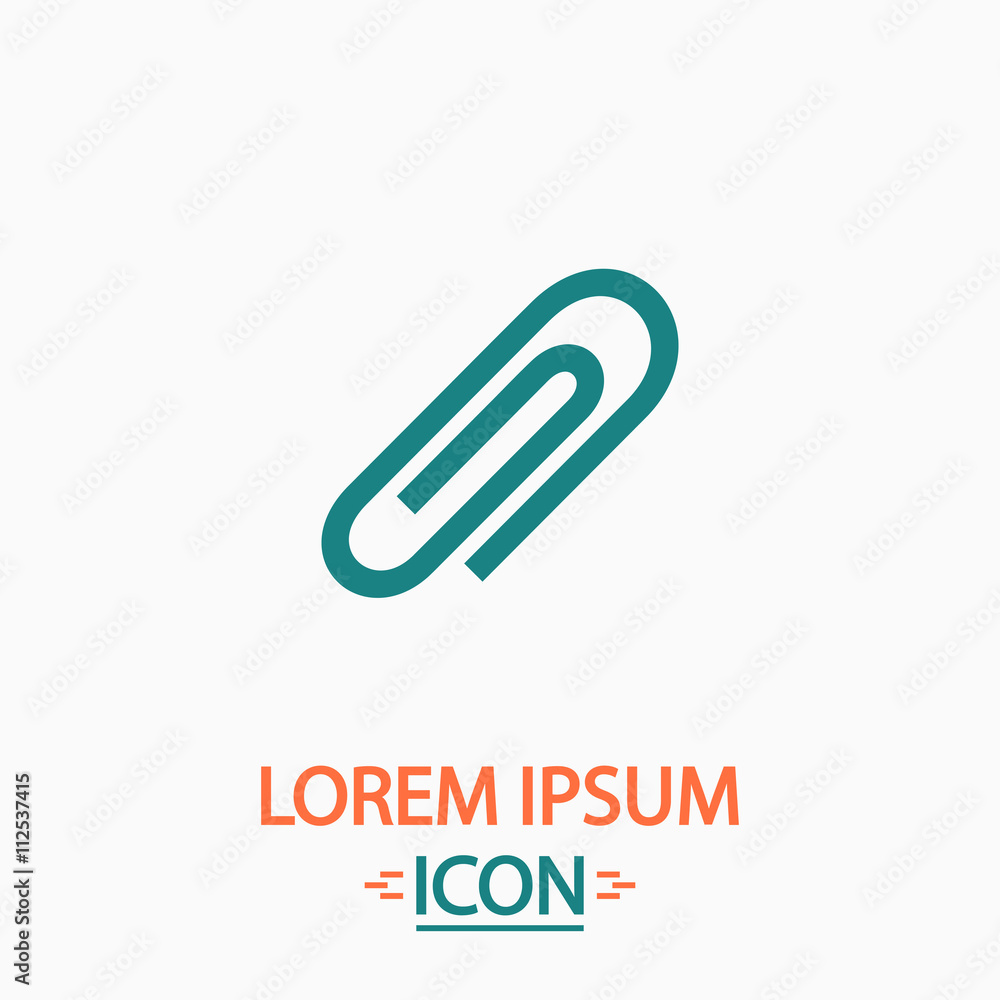 paper clip computer symbol paper clip computer symbol
