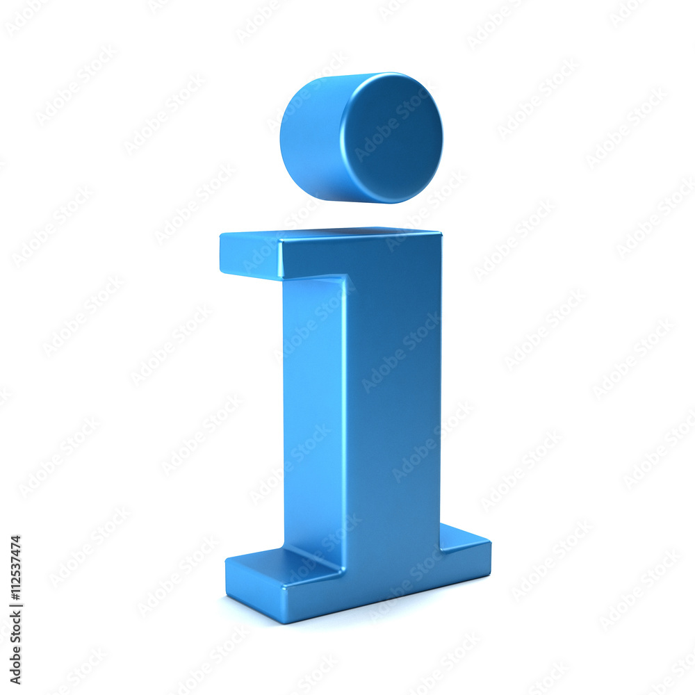 Information icon. 3D rendering illustration Information icon. 3D rendering illustration