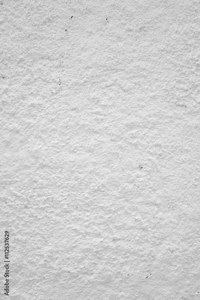 Obraz premium Rough white wall plaster.