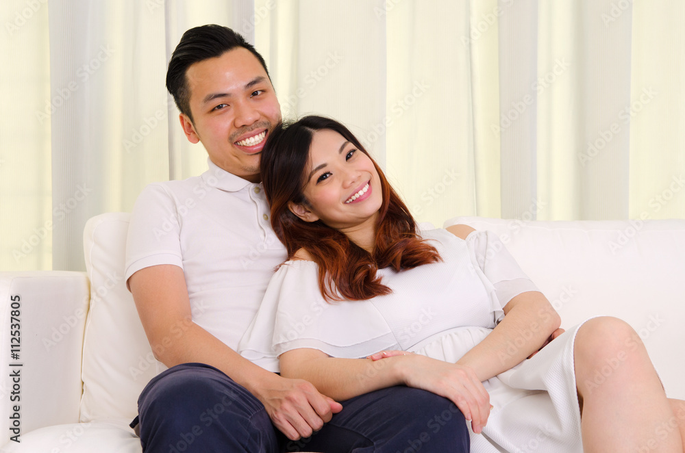 Asian couple