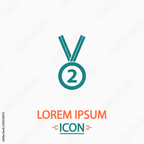 silver medal computer symbol