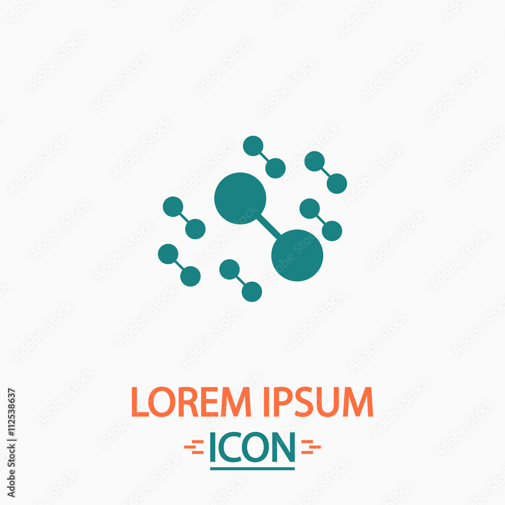 Molecule computer symbol Molecule computer symbol