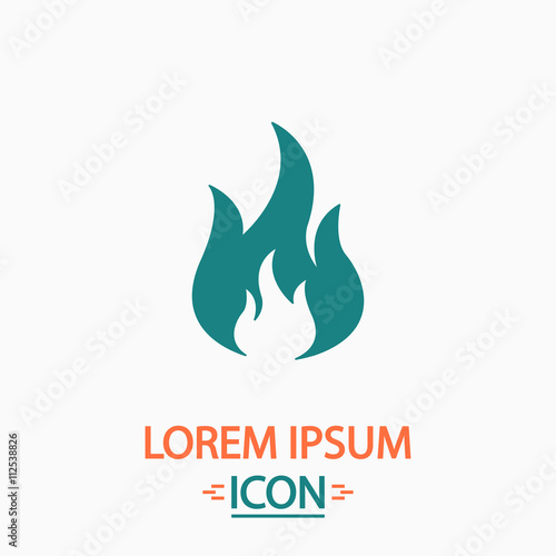 Fire computer symbol