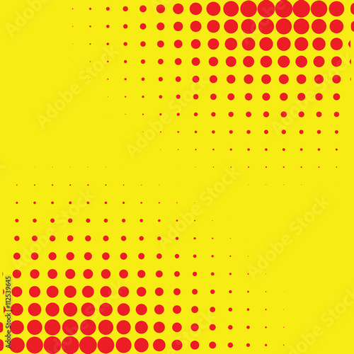 Abstract Creative concept vector comics pop art style blank layout template with clouds beams and isolated dots pattern on background. For Web and Mobile Applications, illustration template design