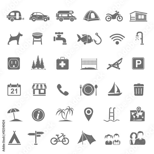 Black Icons - Campsite