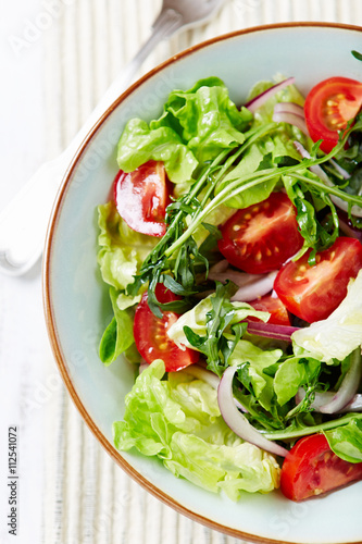 Green Salad with Cherry Tomatoes