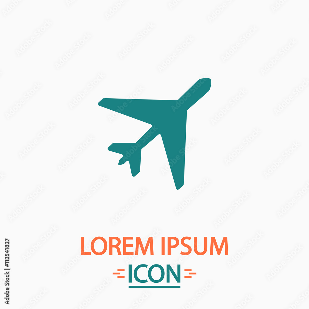 Plane computer symbol Plane computer symbol