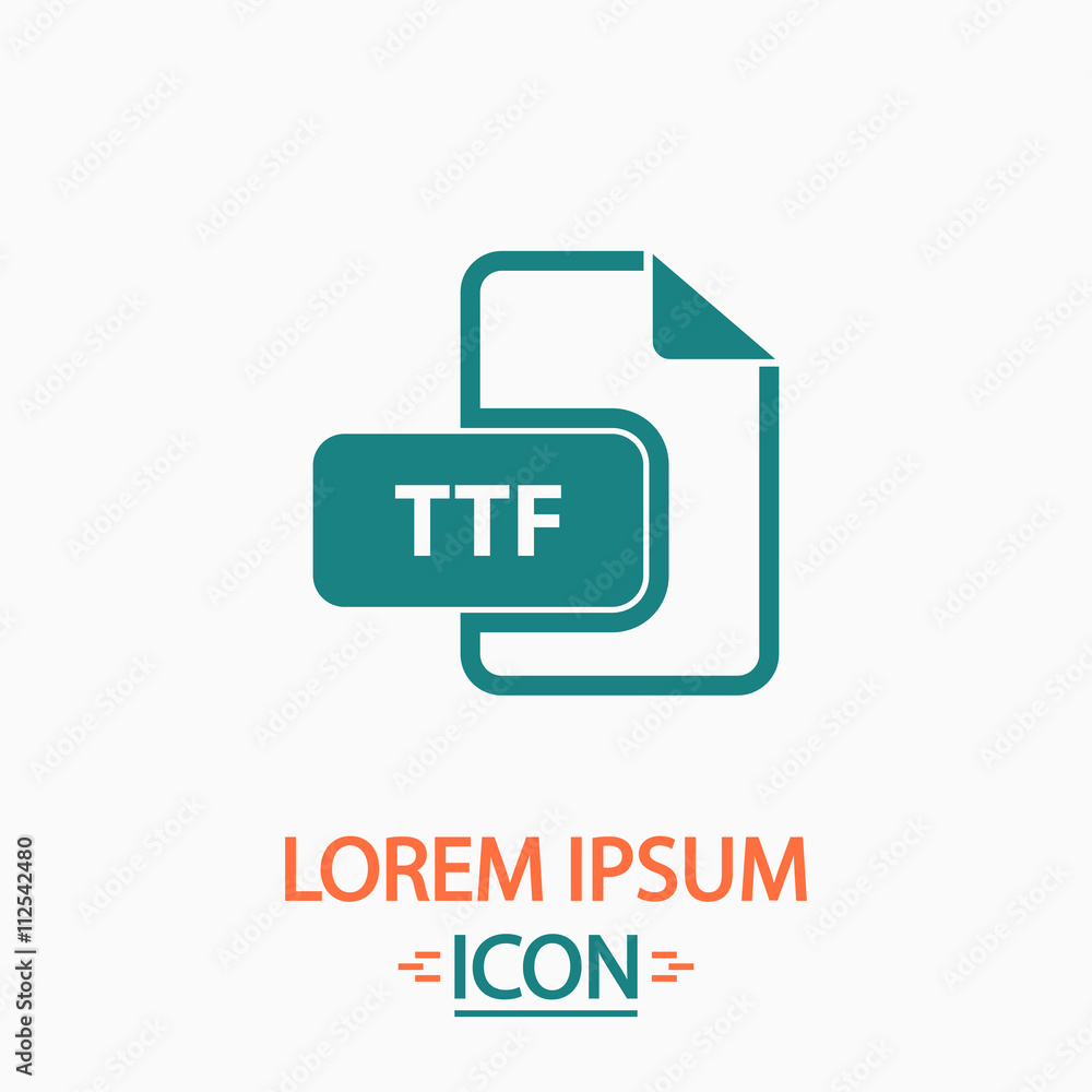 TTF computer symbol TTF computer symbol