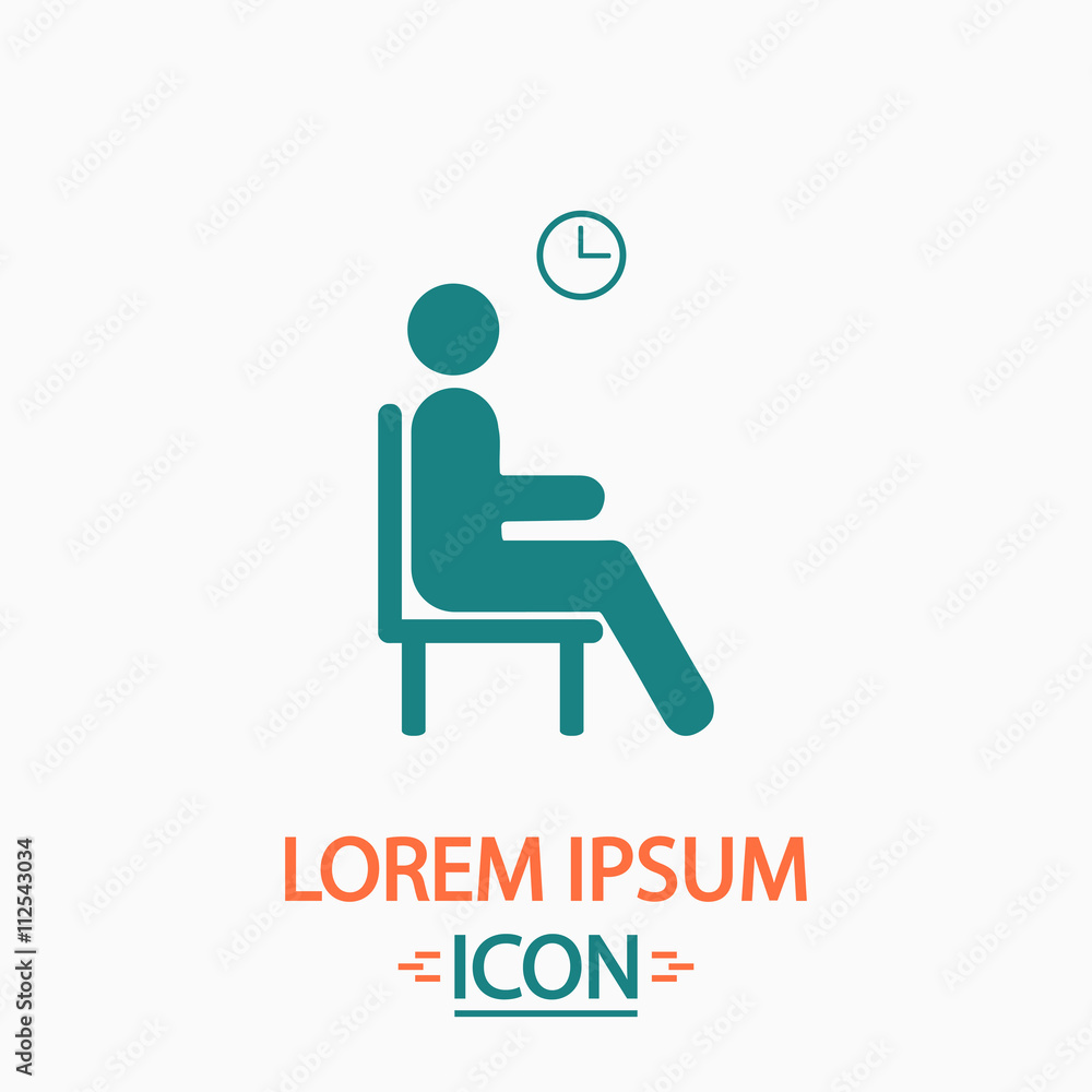 Waiting computer symbol Waiting computer symbol