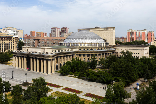 Fotografía Famous opera and ballet theater in Novosibirsk.