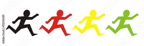 running figure
