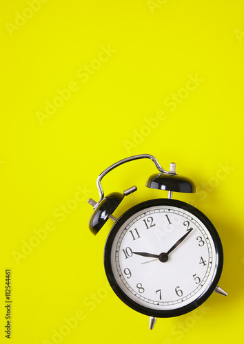 Alarm Clock Background - Yellow