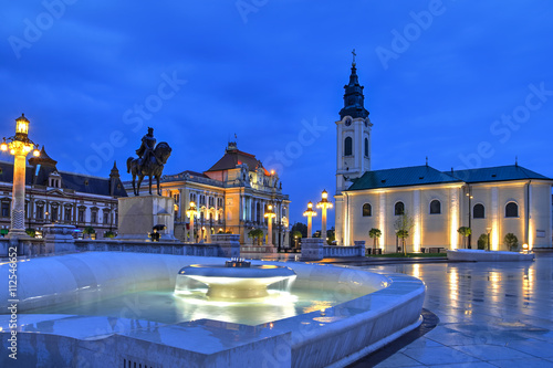 Union square in Oradea, Romania