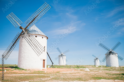 Traditional spanish windmills, Toledo, Spain
