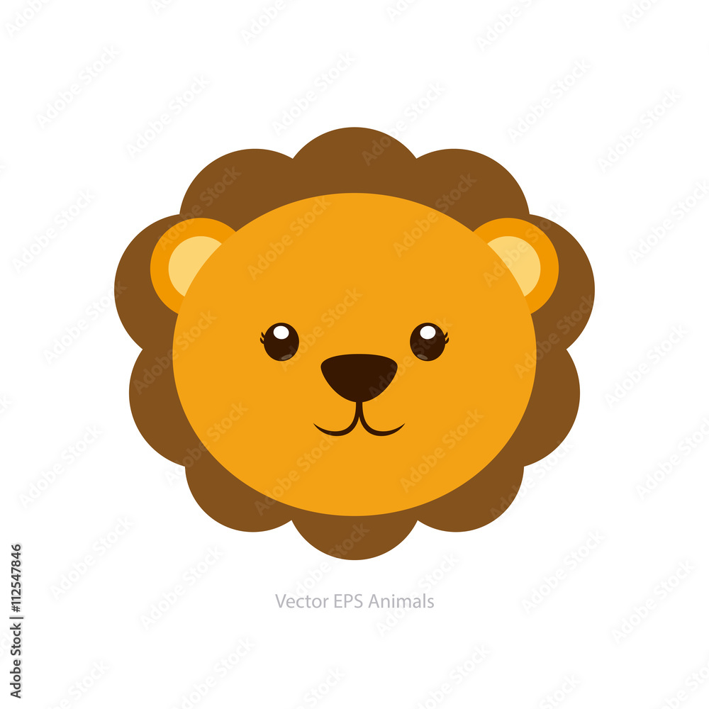 Obraz premium Isolated animal