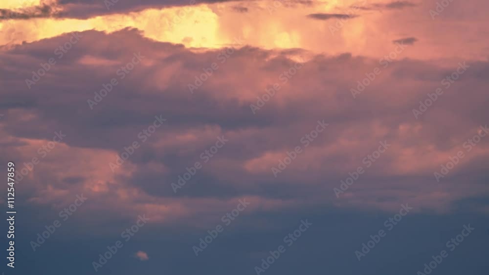 zoom in shot on sunset sky and colorful cloudscape over sky zoom in shot on sunset sky and colorful cloudscape over sky