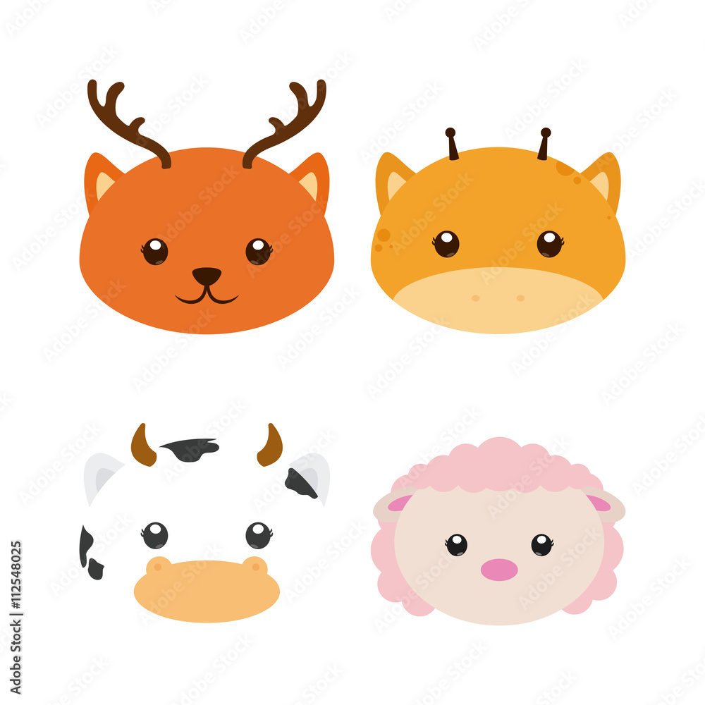 Isolated animal Isolated animal
