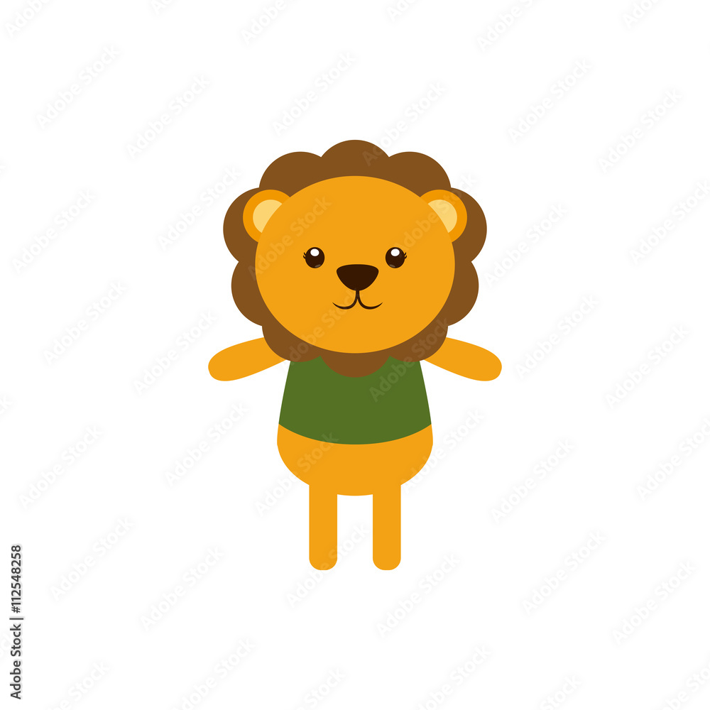 Obraz premium Isolated animal