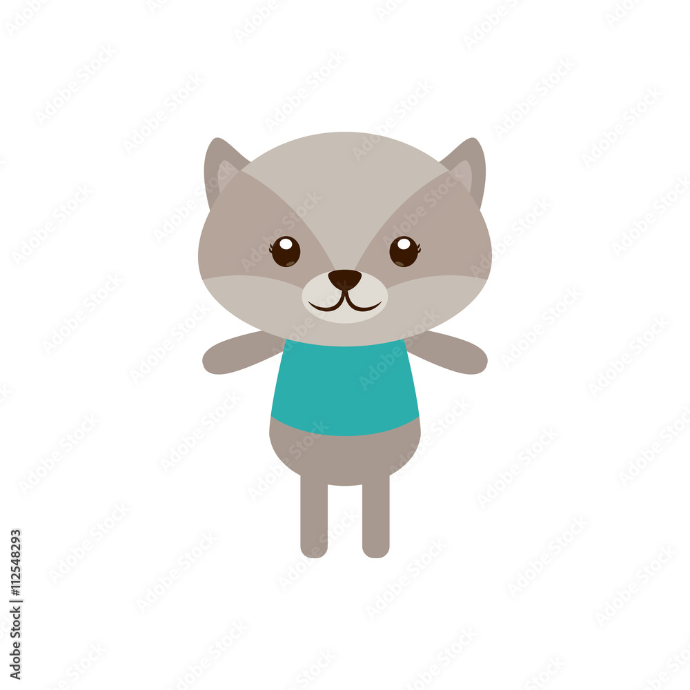 Obraz premium Isolated animal