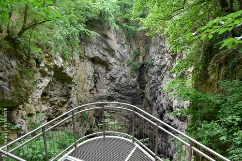 abys Hranická propas in Nature reserve Hranice,Czech republic photo