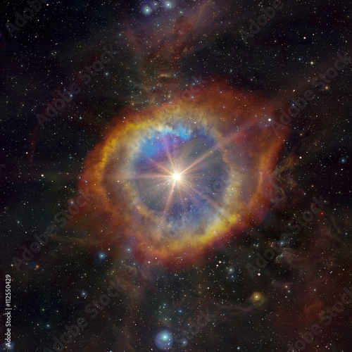 Fototapeta Naklejka Na Ścianę i Meble -  Stars nebula in space