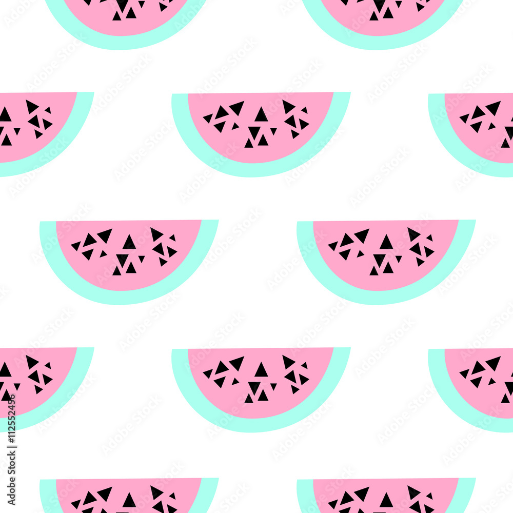 Seamless Watermelon Pattern Seamless Watermelon Pattern
