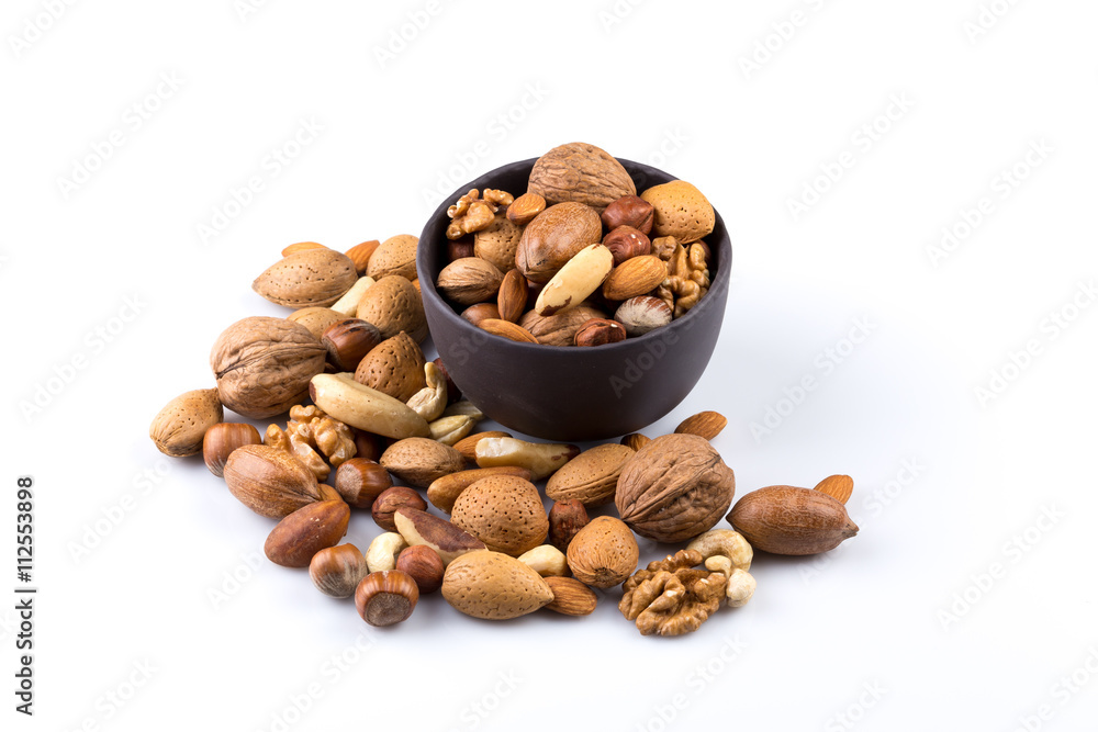 Nuts mix in bowl Nuts mix in bowl