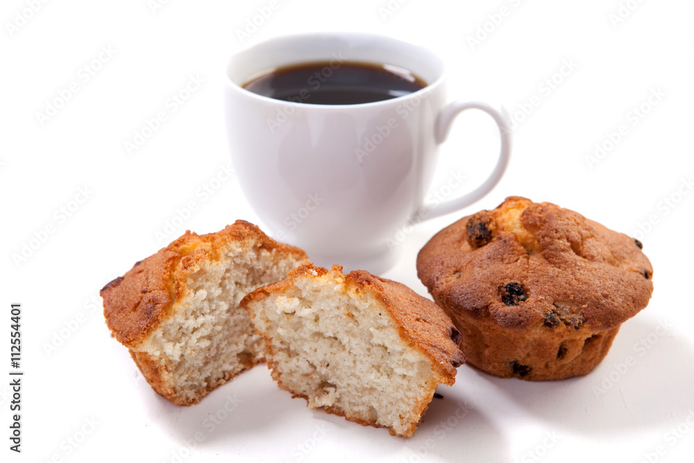 Muffins with coffee Muffins with coffee