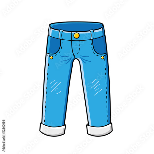 Blue jeans.