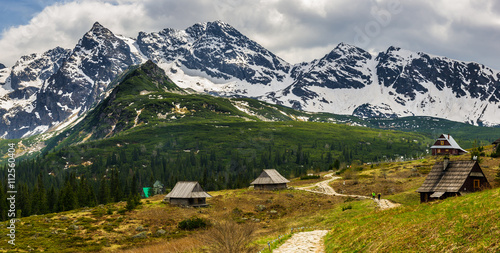 Hala Gasienicowa in Tatra Mountains - panorama