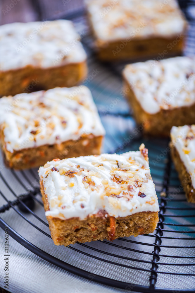 sliced carrot cake sliced carrot cake