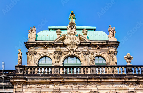 Zwinger in der historischen Altstadt von Dresden photo