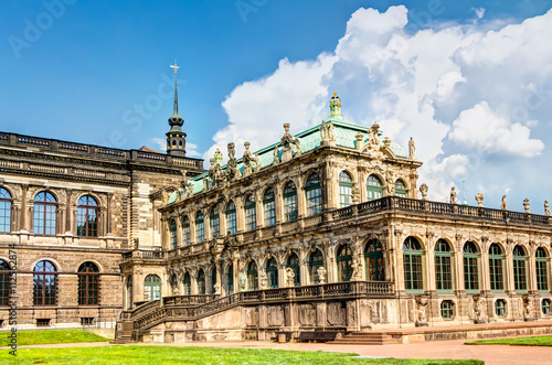 Zwinger in der historischen Altstadt von Dresden