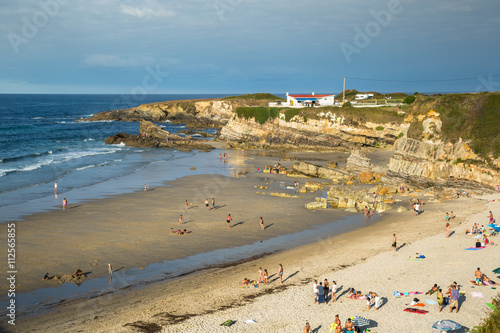 Ribadeo,Spain-23 August 2014: Rocky coast of Spain. Galicia © Lukasz Janyst