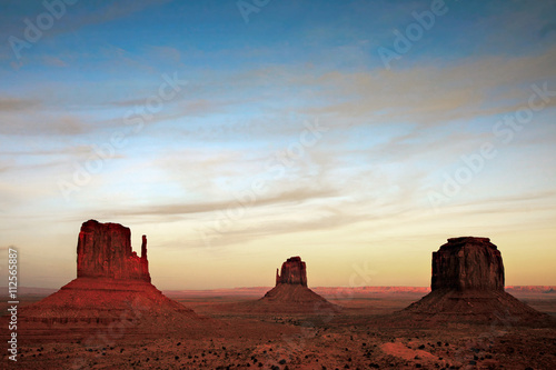 Scenic view of Monument Valley Utah USA