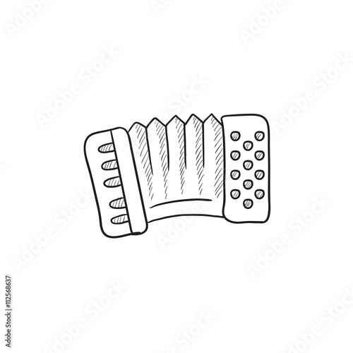 Accordion sketch icon.