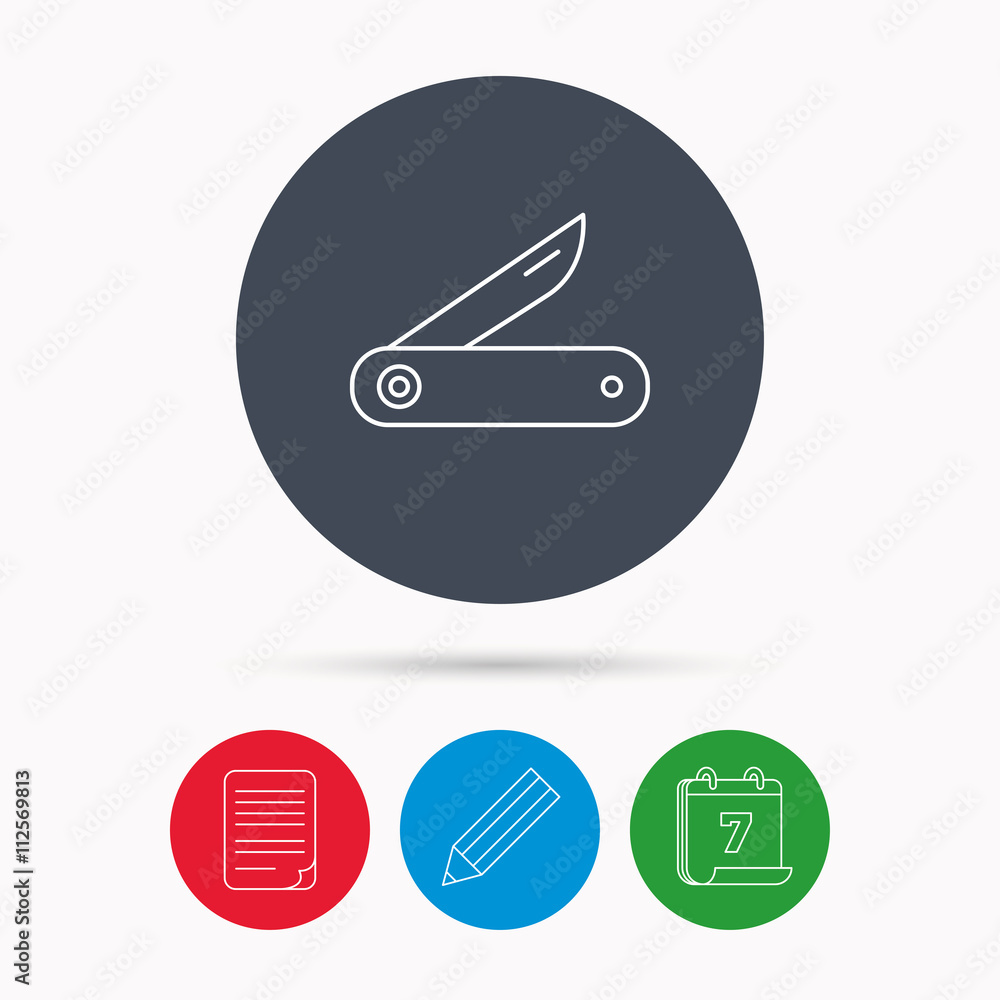Multitool knife icon. Multifunction tool sign. Multitool knife icon. Multifunction tool sign.