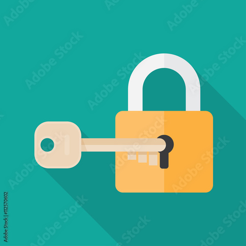 Lock and key.