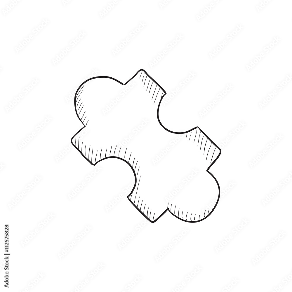 System part sketch icon. System part sketch icon.