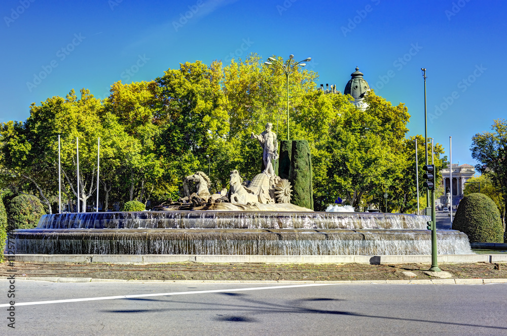 Naklejka premium Madrid city, shots of Spain - Travel Europe