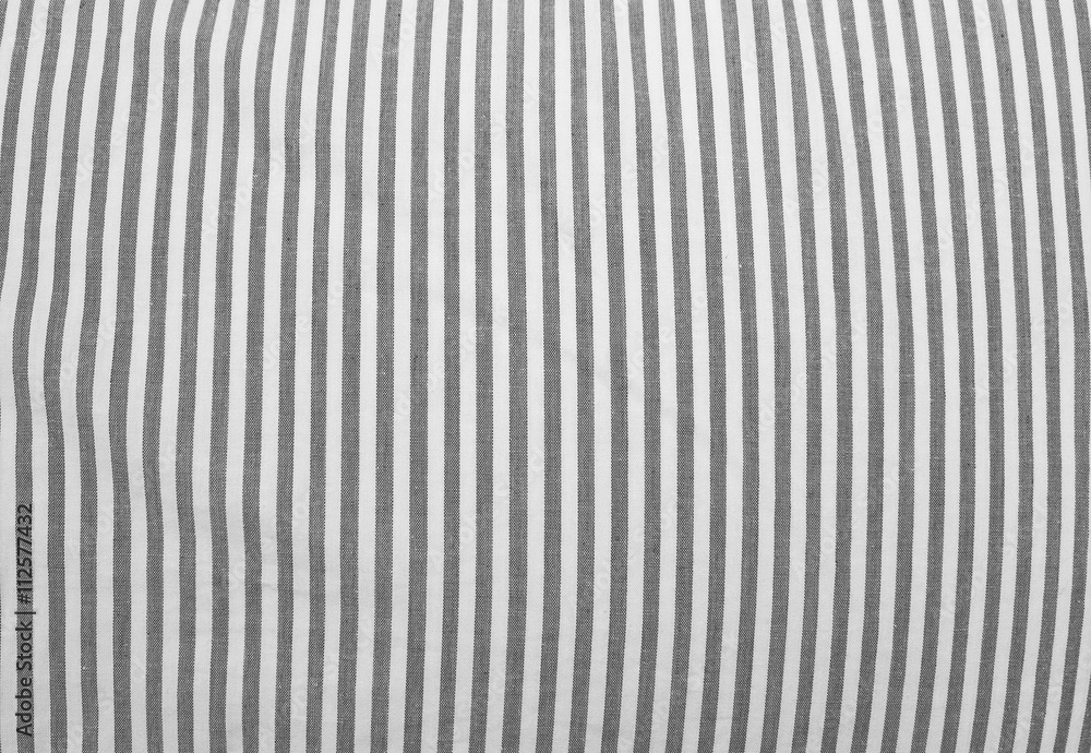 Obraz premium Gray and White Stripes Fabric Pattern Background