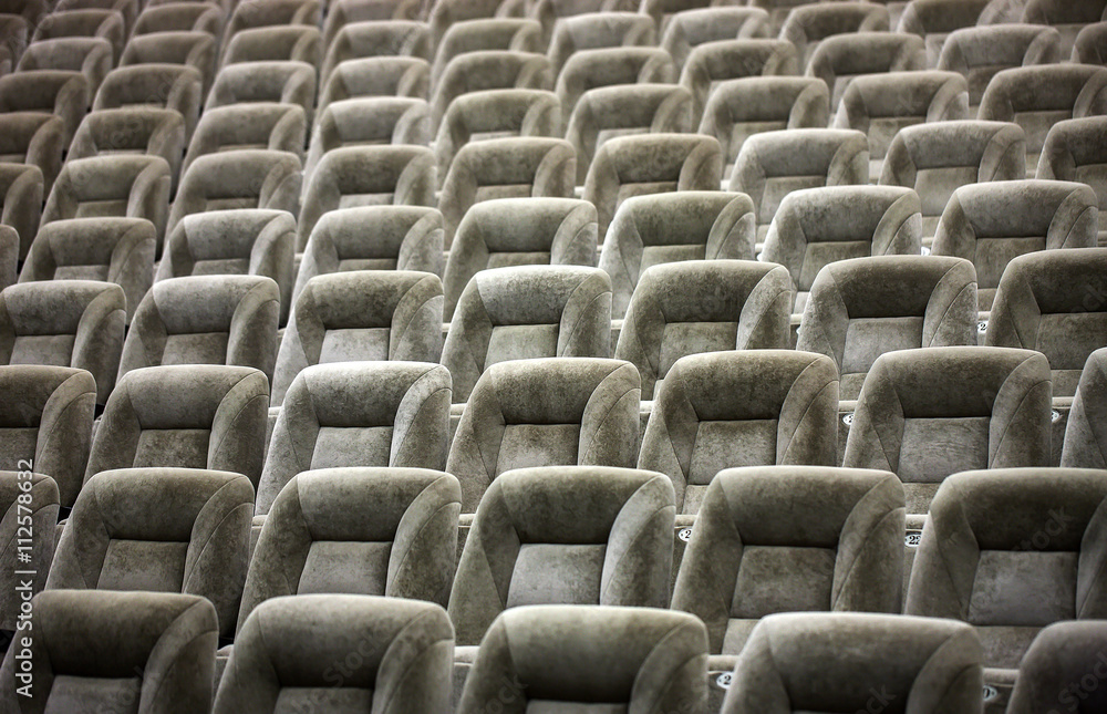 Fototapeta premium Empty comfortable seats in theater, cinema