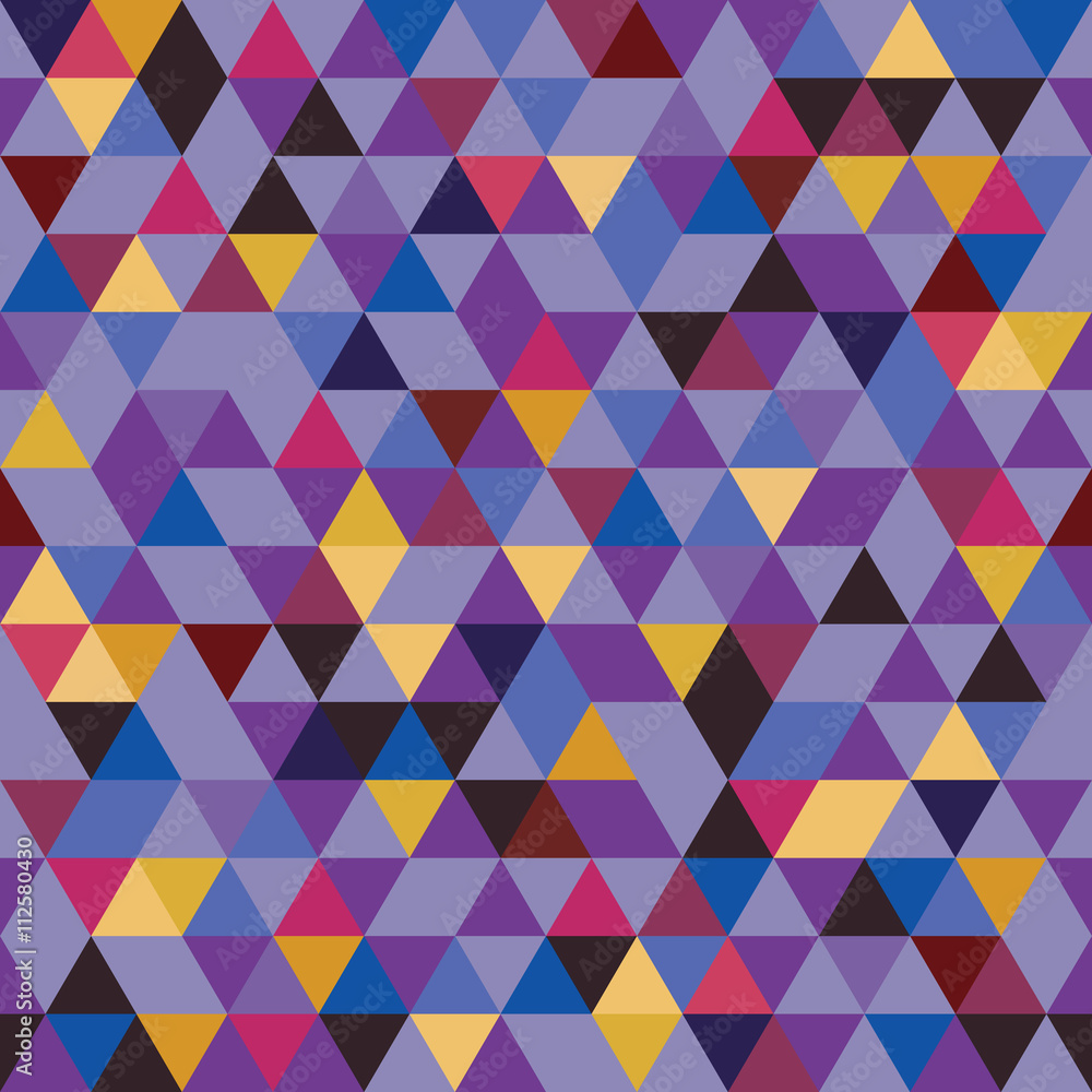 Seamless Pattern of geometric shapes