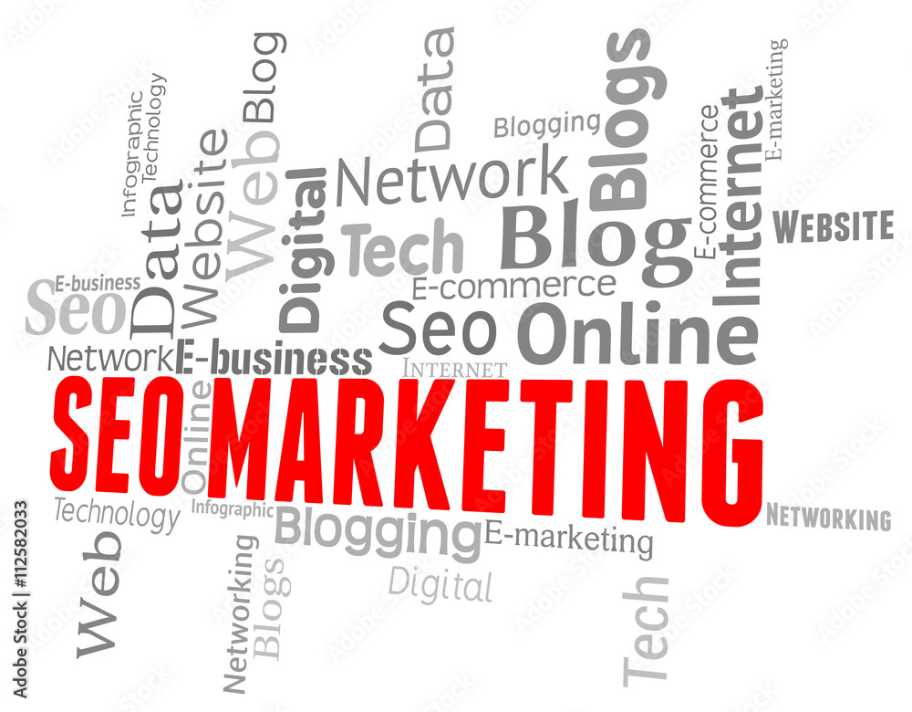 Seo Marketing Represents Search Engines And Advertising