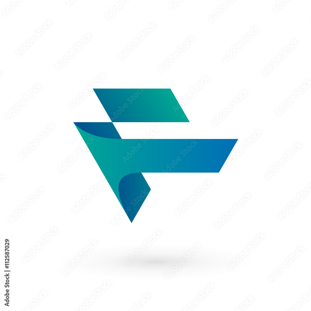 Abstract Letter F Logo Abstract Letter F Logo
