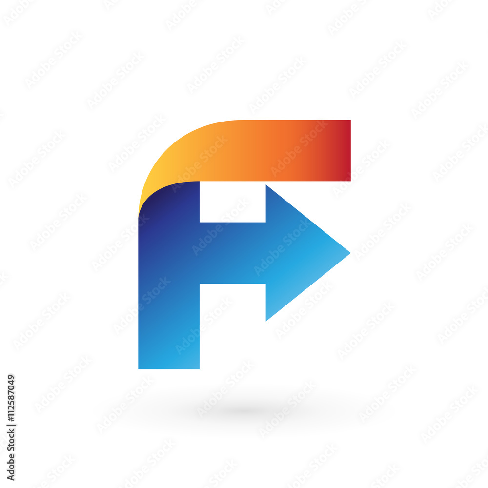 Abstract Letter F Logo Abstract Letter F Logo