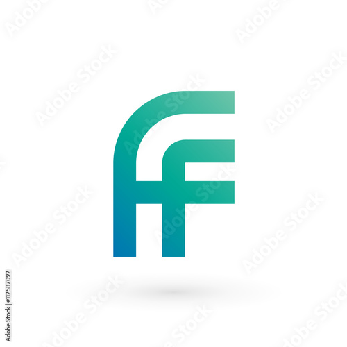 Abstract Letter F Logo