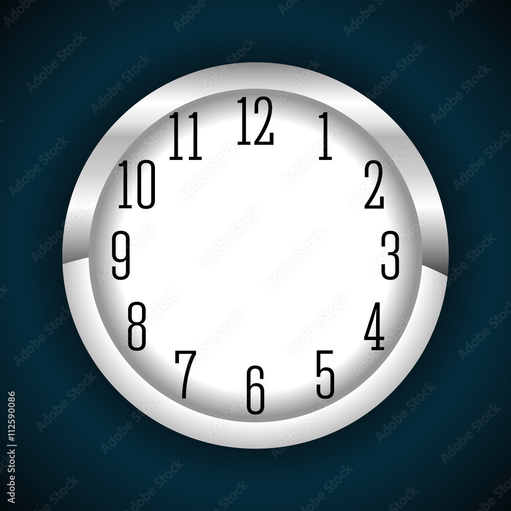 Time design. Clock icon. Flat illustration Time design. Clock icon. Flat illustration